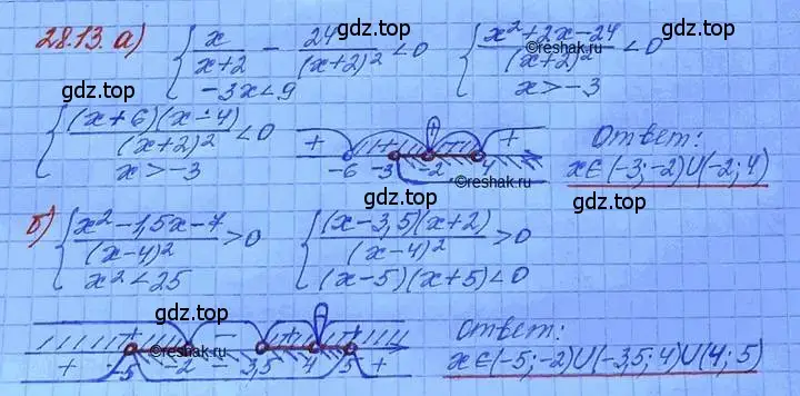 Решение 3. номер 28.13 (страница 176) гдз по алгебре 11 класс Мордкович, Семенов, задачник 2 часть