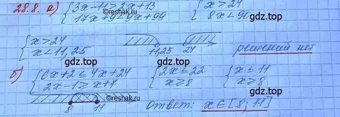 Решение 3. номер 28.8 (страница 175) гдз по алгебре 11 класс Мордкович, Семенов, задачник 2 часть