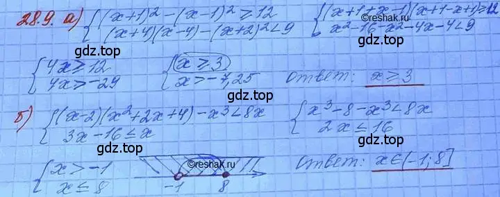 Решение 3. номер 28.9 (страница 175) гдз по алгебре 11 класс Мордкович, Семенов, задачник 2 часть