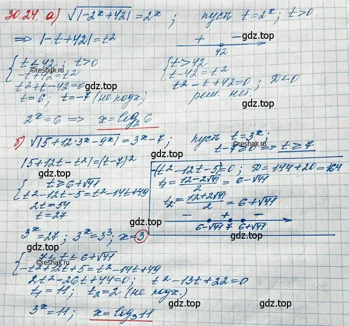 Решение 3. номер 30.24 (страница 193) гдз по алгебре 11 класс Мордкович, Семенов, задачник 2 часть