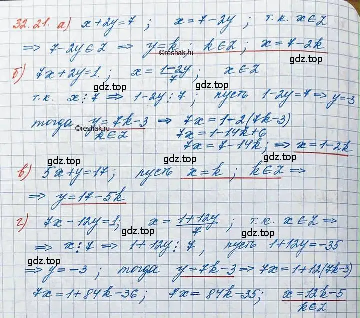 Решение 3. номер 32.21 (страница 206) гдз по алгебре 11 класс Мордкович, Семенов, задачник 2 часть