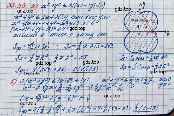 Решение 3. номер 32.39 (страница 208) гдз по алгебре 11 класс Мордкович, Семенов, задачник 2 часть