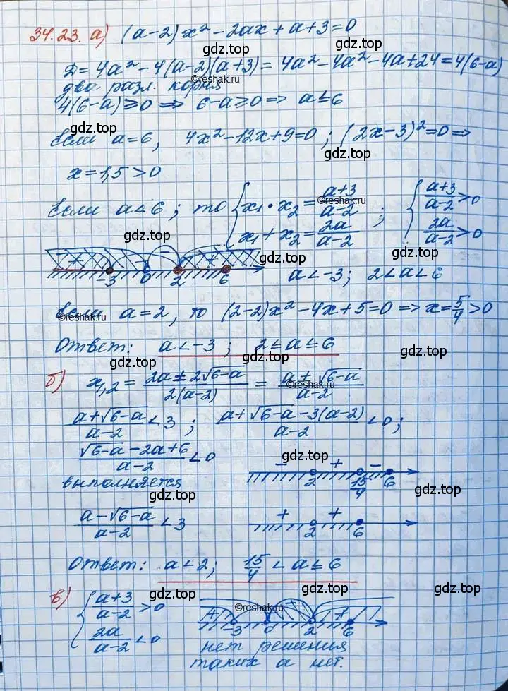 Решение 3. номер 34.23 (страница 218) гдз по алгебре 11 класс Мордкович, Семенов, задачник 2 часть