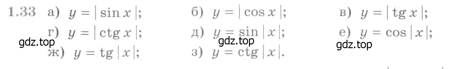 Условие номер 1.33 (страница 14) гдз по алгебре 11 класс Никольский, Потапов, учебник 1 часть