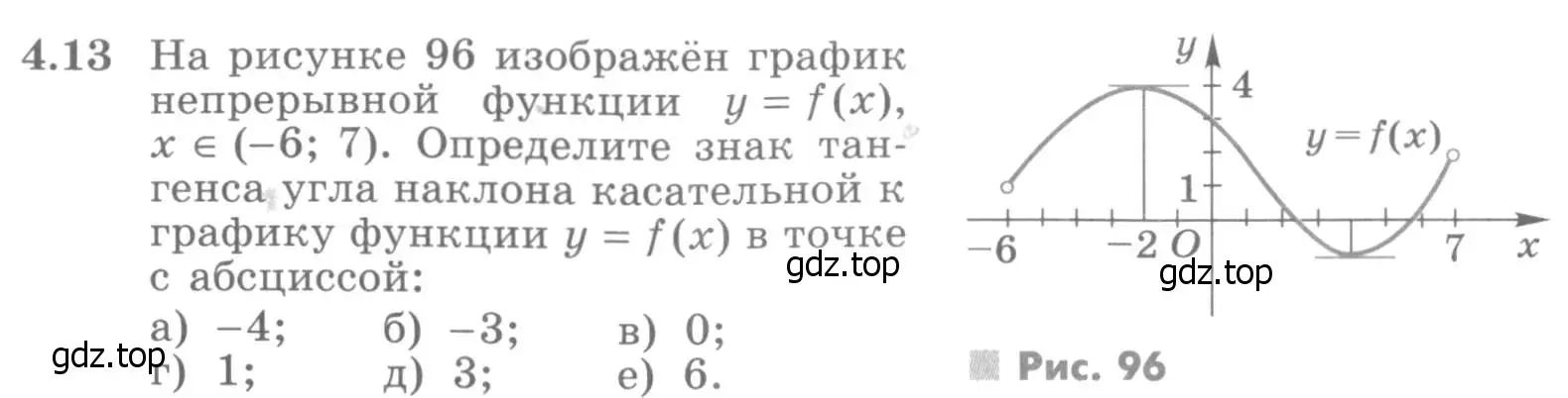 Условие номер 4.13 (страница 96) гдз по алгебре 11 класс Никольский, Потапов, учебник 2 часть