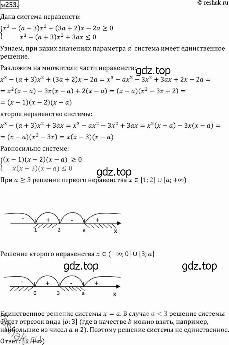 Решение 2. номер 253 (страница 431) гдз по алгебре 11 класс Никольский, Потапов, учебник