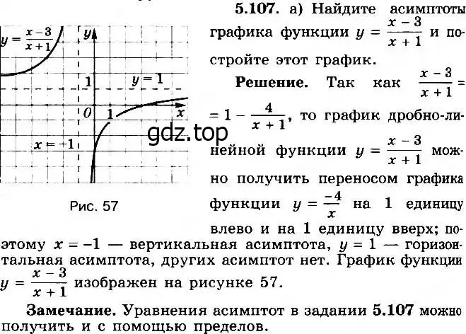 Решение 2. номер 5.107 (страница 155) гдз по алгебре 11 класс Никольский, Потапов, учебник 2 часть