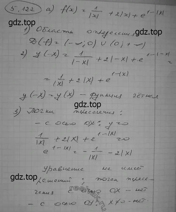 Решение 2. номер 5.122 (страница 162) гдз по алгебре 11 класс Никольский, Потапов, учебник 2 часть