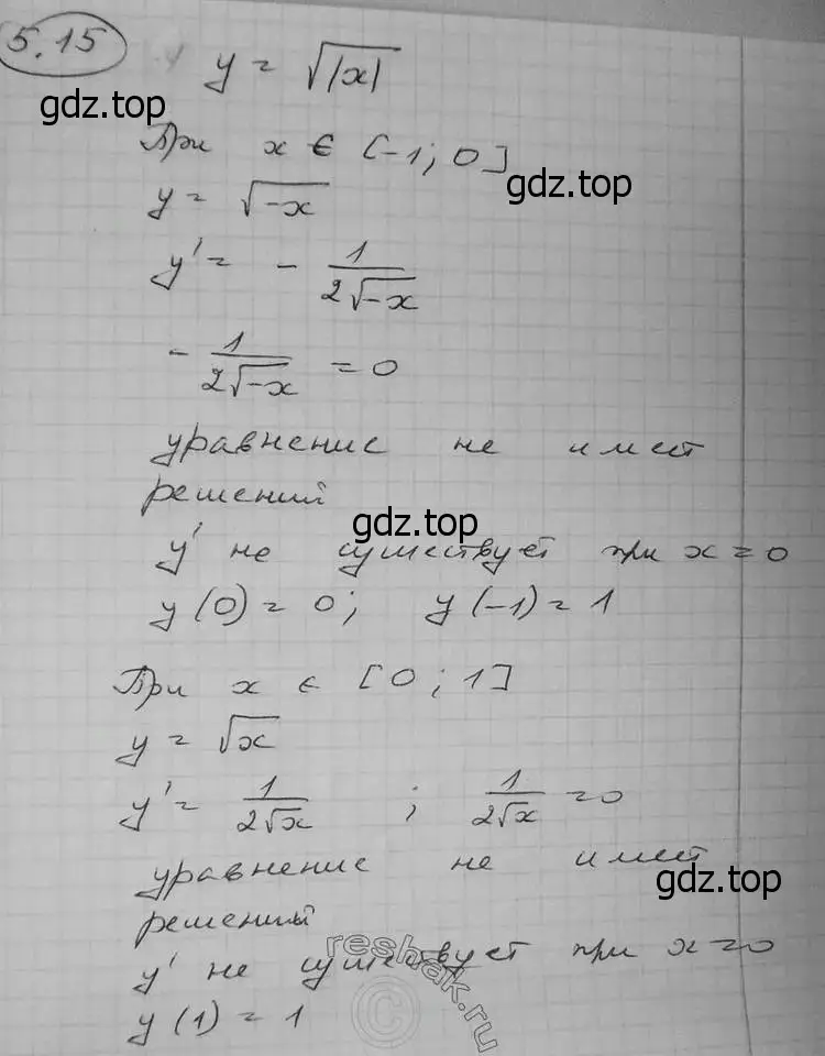 Решение 2. номер 5.15 (страница 120) гдз по алгебре 11 класс Никольский, Потапов, учебник 2 часть