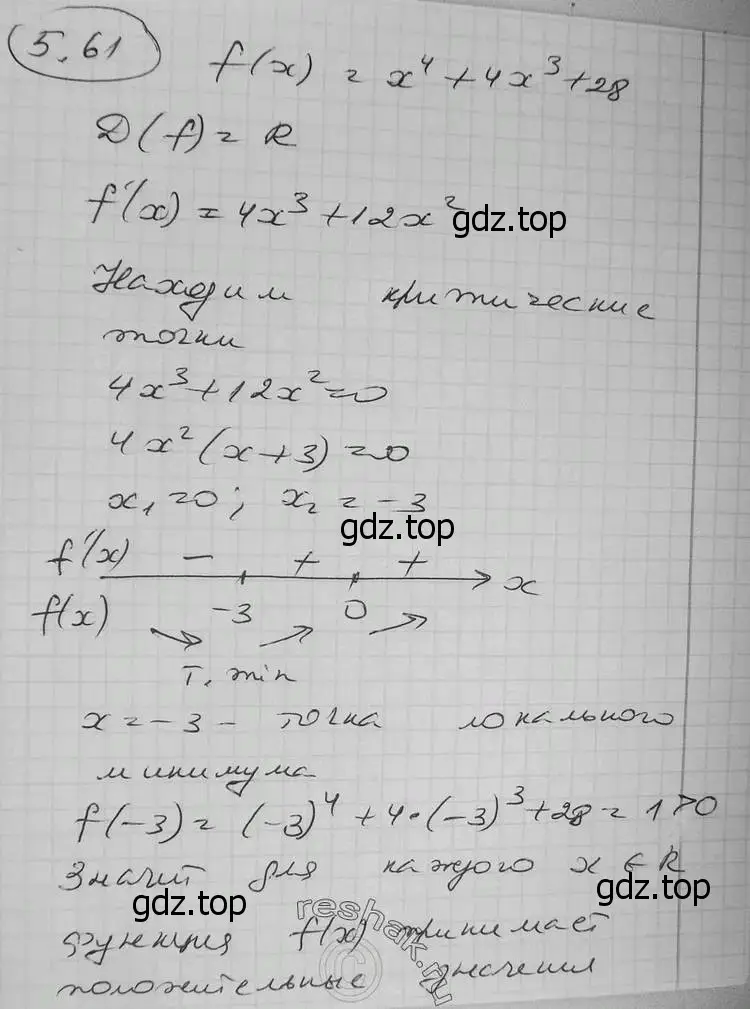 Решение 2. номер 5.61 (страница 134) гдз по алгебре 11 класс Никольский, Потапов, учебник 2 часть