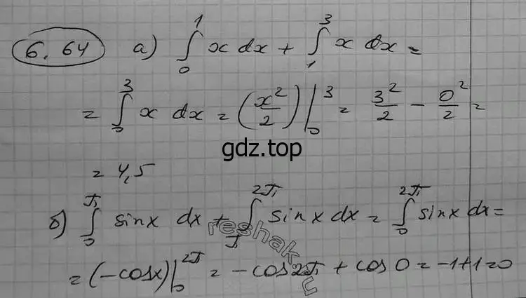Решение 2. номер 6.64 (страница 195) гдз по алгебре 11 класс Никольский, Потапов, учебник