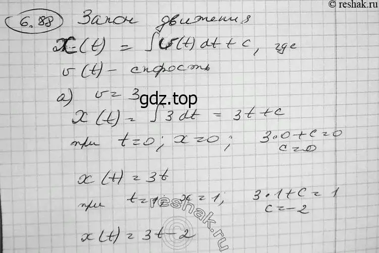 Решение 2. номер 6.88 (страница 211) гдз по алгебре 11 класс Никольский, Потапов, учебник