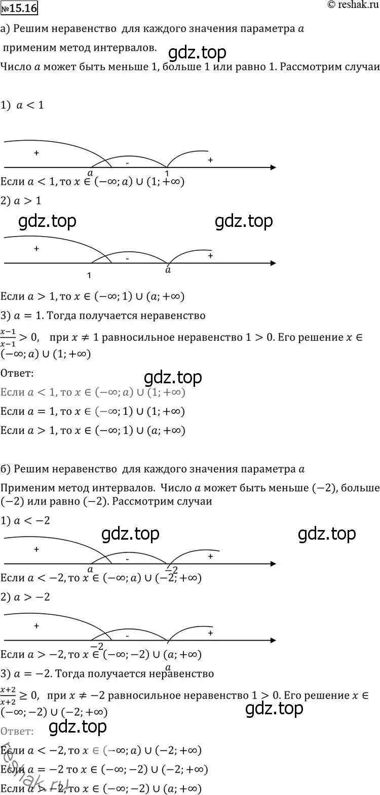 Решение 2. номер 15.16 (страница 362) гдз по алгебре 11 класс Никольский, Потапов, учебник