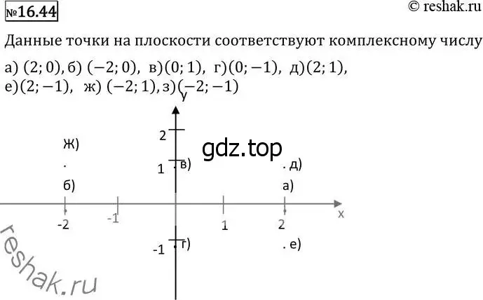 Решение 2. номер 16.44 (страница 390) гдз по алгебре 11 класс Никольский, Потапов, учебник