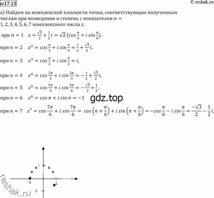 Решение 2. номер 17.15 (страница 395) гдз по алгебре 11 класс Никольский, Потапов, учебник