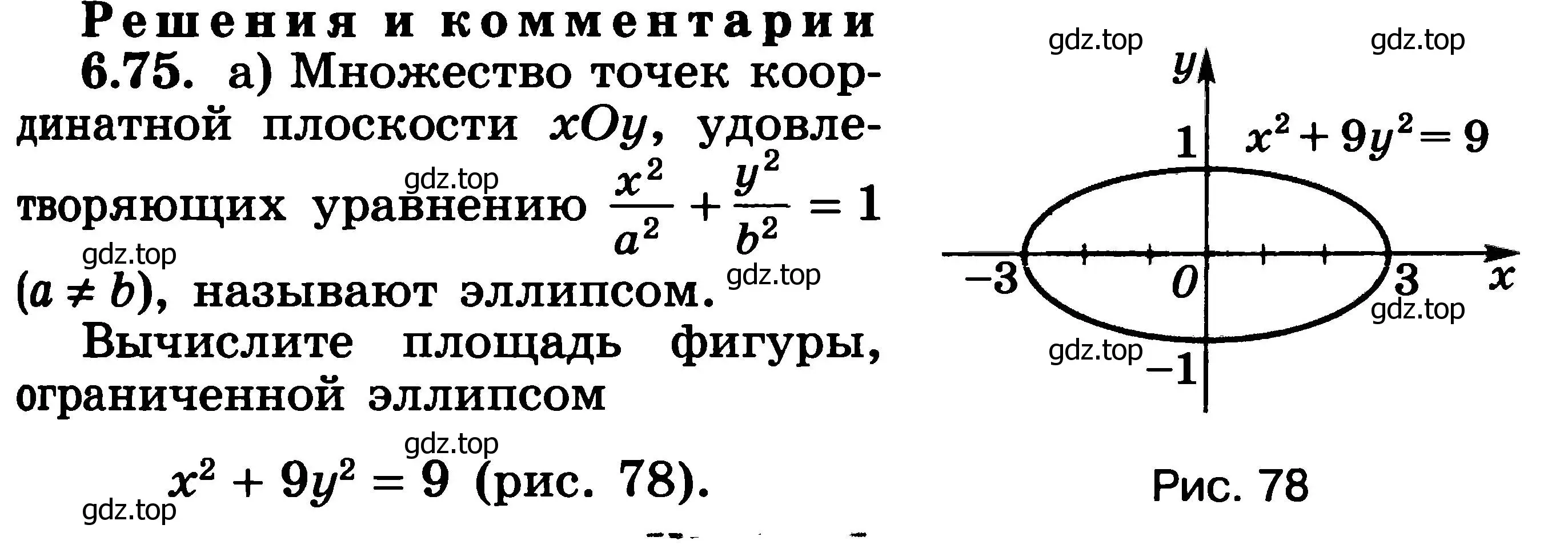 Решение 3. номер 6.75 (страница 201) гдз по алгебре 11 класс Никольский, Потапов, учебник