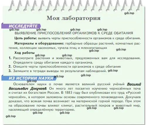 Условие номер Моя лаборатория (страница 117) гдз по биологии 5 класс Пасечник, Суматохин, учебник