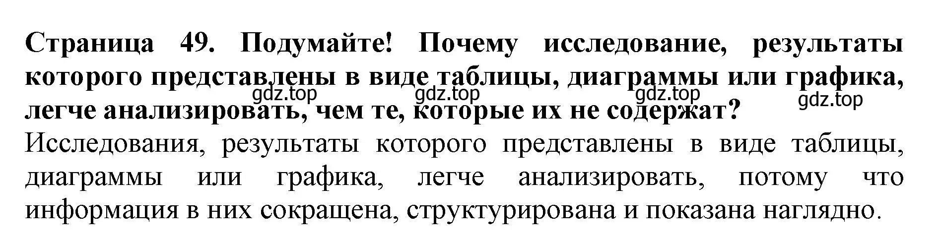 Решение номер Подумайте (страница 49) гдз по биологии 5 класс Пасечник, Суматохин, учебник