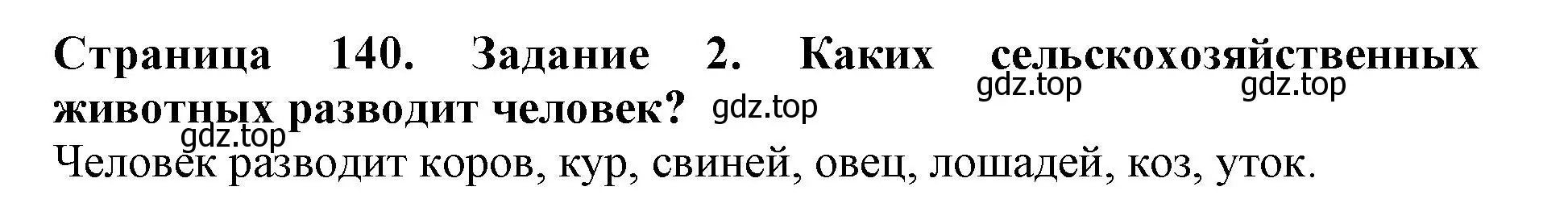 Решение номер 2 (страница 140) гдз по биологии 5 класс Пасечник, Суматохин, учебник