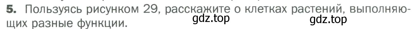 Условие номер 5 (страница 49) гдз по биологии 5 класс Пономарева, Николаев, учебник