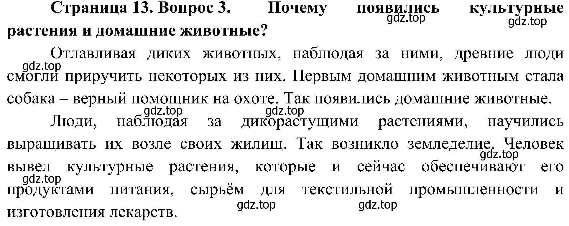 Решение номер 3 (страница 13) гдз по биологии 5 класс Пономарева, Николаев, учебник