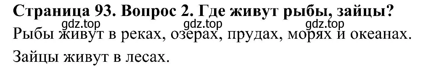 Решение номер 2 (страница 93) гдз по биологии 5 класс Пономарева, Николаев, учебник