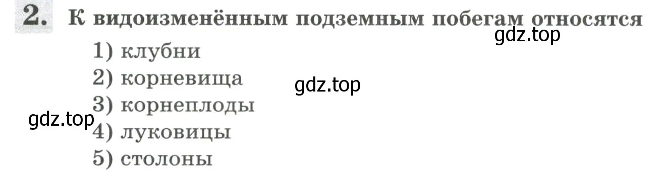 Условие номер 2 (страница 73) гдз по биологии 6 класс Пасечник, Суматохин, рабочая тетрадь