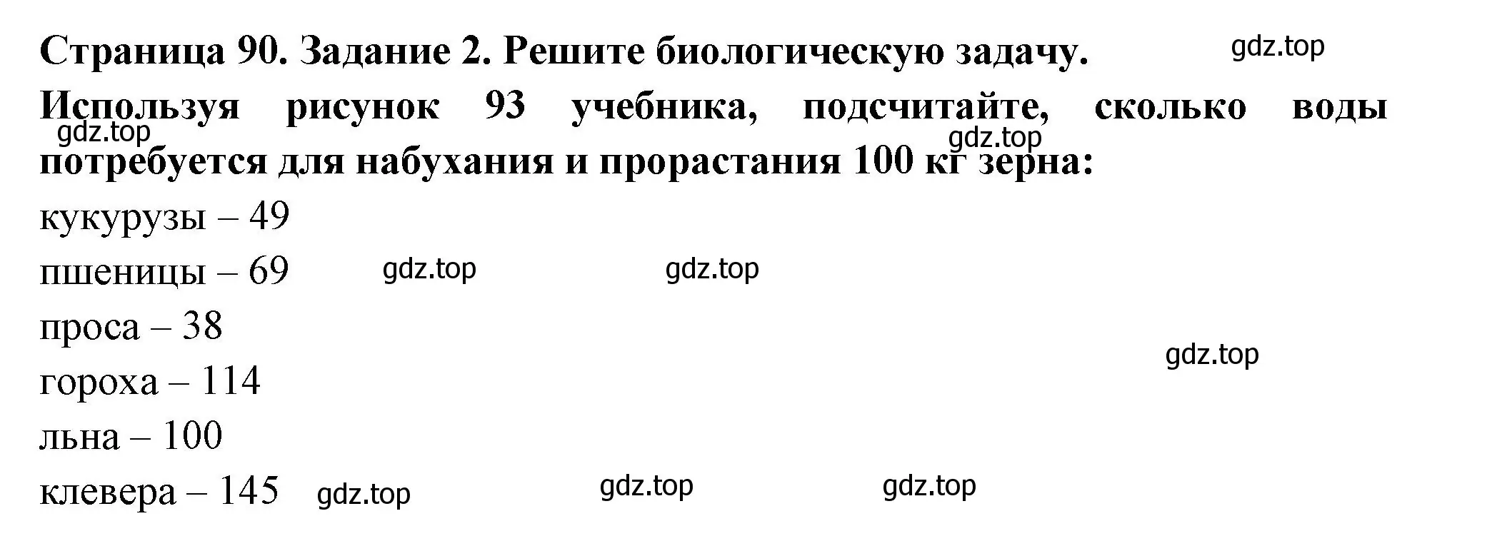 Решение номер 2 (страница 90) гдз по биологии 6 класс Пасечник, Суматохин, рабочая тетрадь