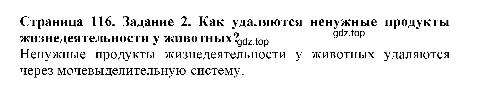 Решение номер 2 (страница 116) гдз по биологии 6 класс Пасечник, Суматохин, учебник