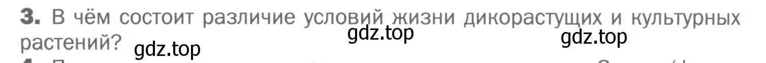 Условие номер 3 (страница 19) гдз по биологии 6 класс Пономарева, Корнилова, учебник