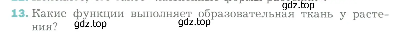 Условие номер 13 (страница 48) гдз по биологии 6 класс Пономарева, Корнилова, учебник