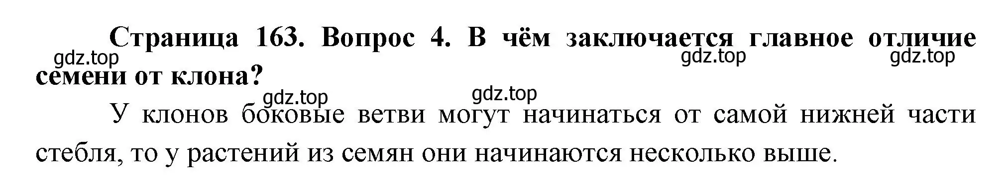 Решение номер 4 (страница 163) гдз по биологии 6 класс Пономарева, Корнилова, учебник