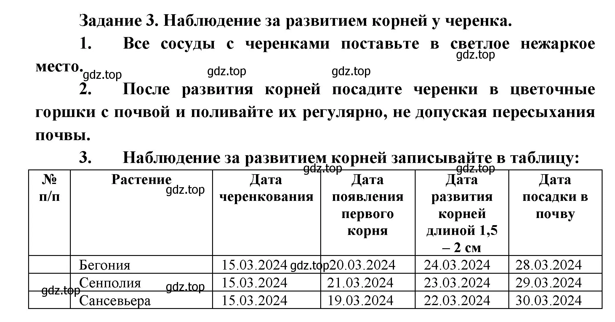 Решение номер 3 (страница 148) гдз по биологии 6 класс Пономарева, Корнилова, учебник