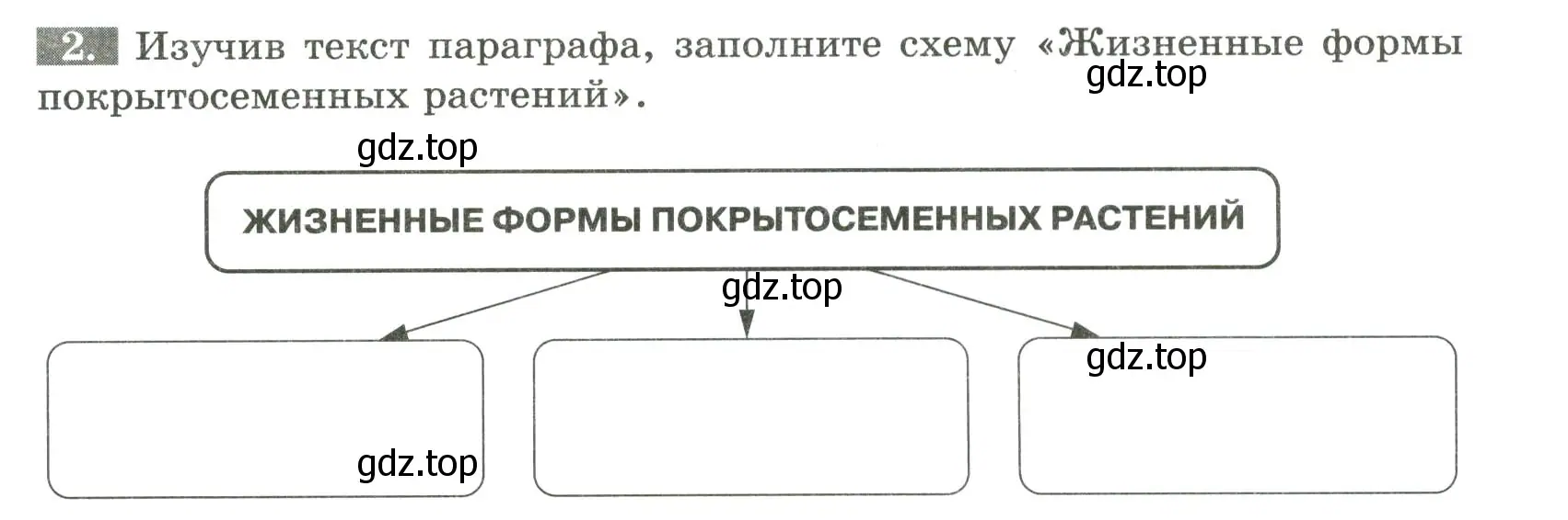 Условие номер 2 (страница 31) гдз по биологии 7 класс Пасечник, Суматохин, рабочая тетрадь