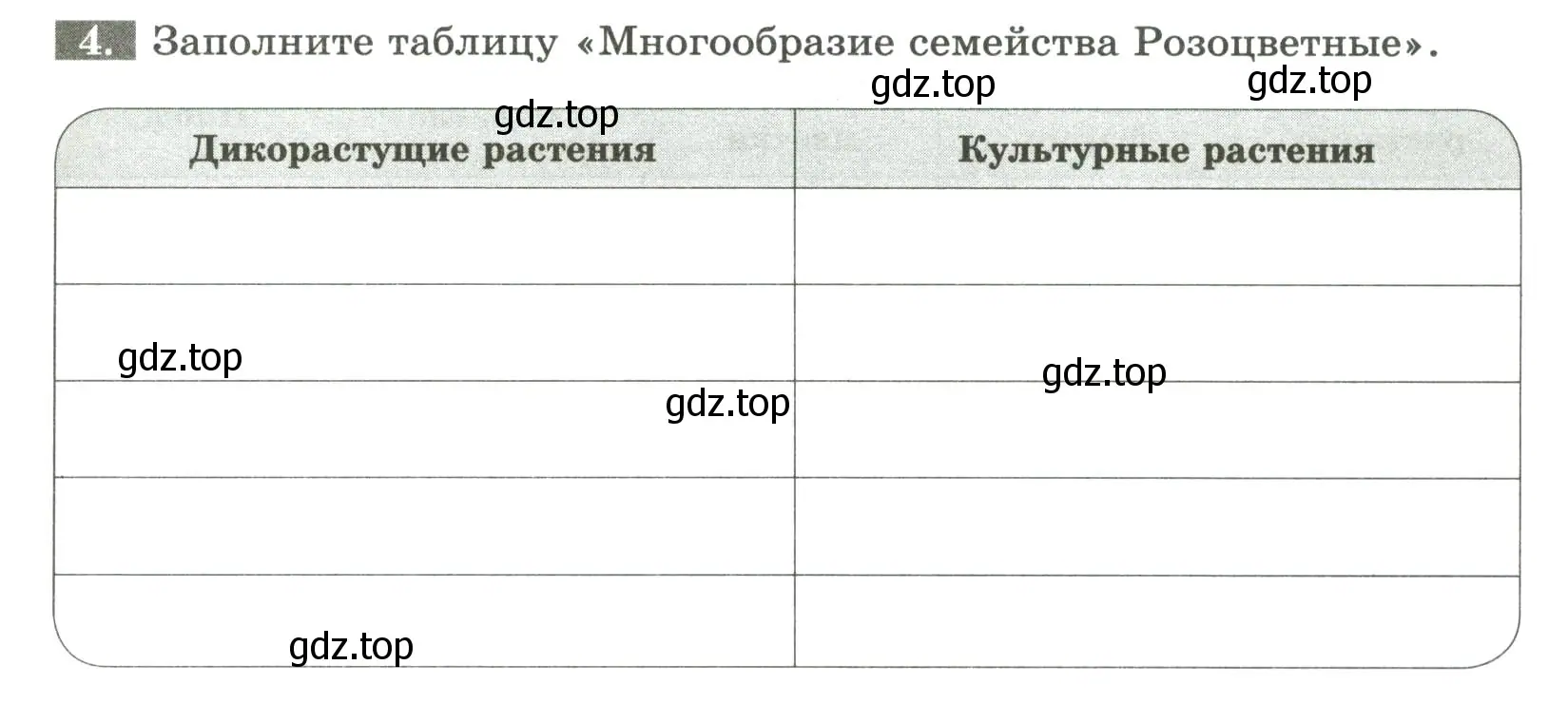 Условие номер 4 (страница 49) гдз по биологии 7 класс Пасечник, Суматохин, рабочая тетрадь