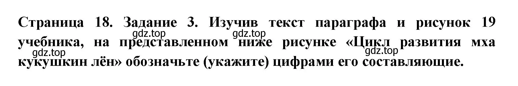 Решение номер 3 (страница 18) гдз по биологии 7 класс Пасечник, Суматохин, рабочая тетрадь