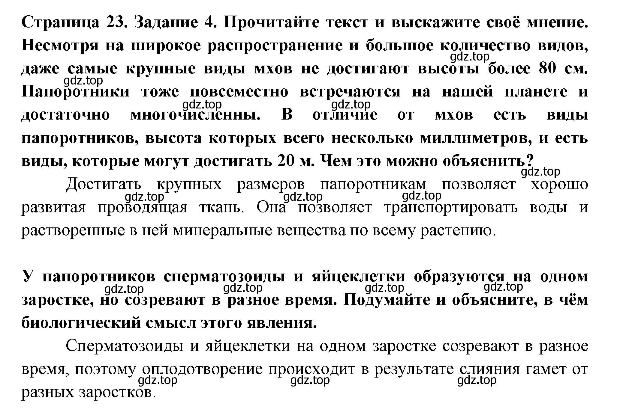 Решение номер 4 (страница 23) гдз по биологии 7 класс Пасечник, Суматохин, рабочая тетрадь