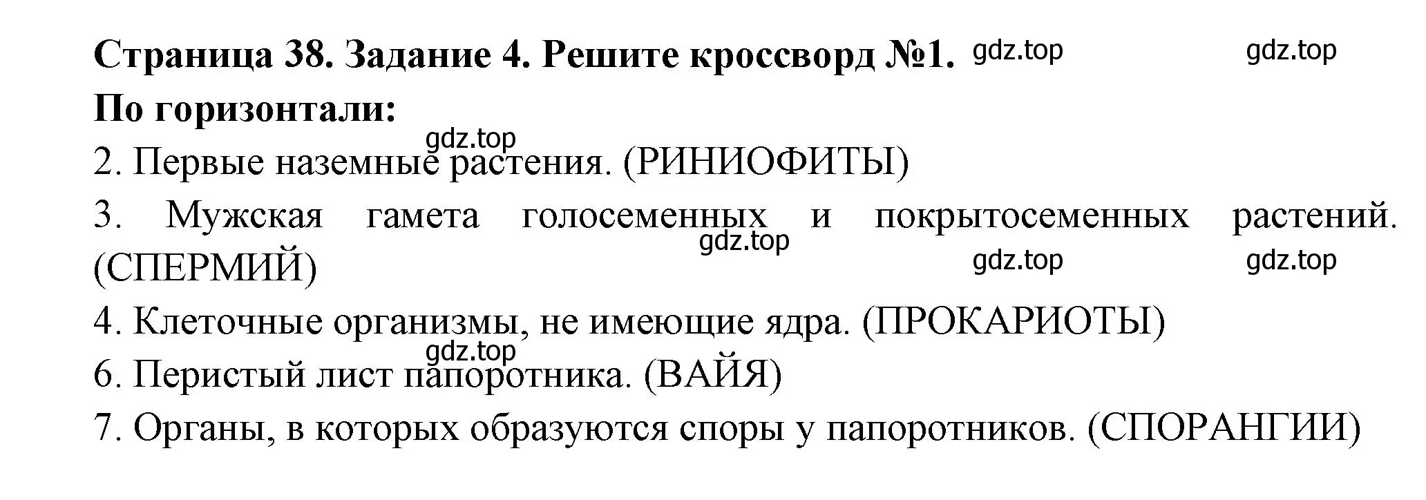 Решение номер 4 (страница 38) гдз по биологии 7 класс Пасечник, Суматохин, рабочая тетрадь