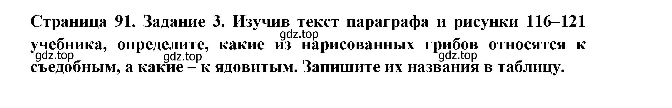 Решение номер 3 (страница 91) гдз по биологии 7 класс Пасечник, Суматохин, рабочая тетрадь