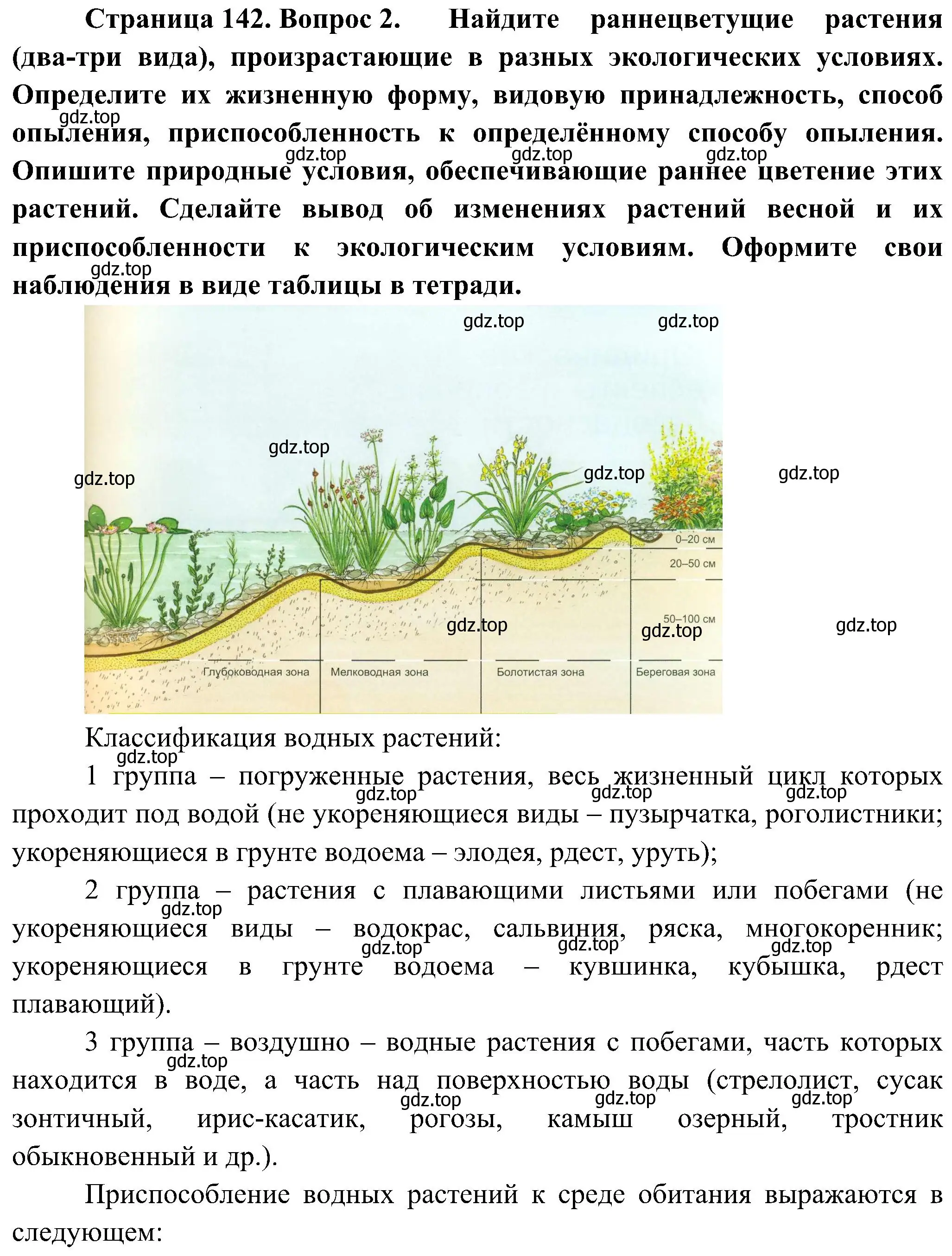 Решение номер 2 (страница 142) гдз по биологии 7 класс Пономарева, Корнилова, учебник