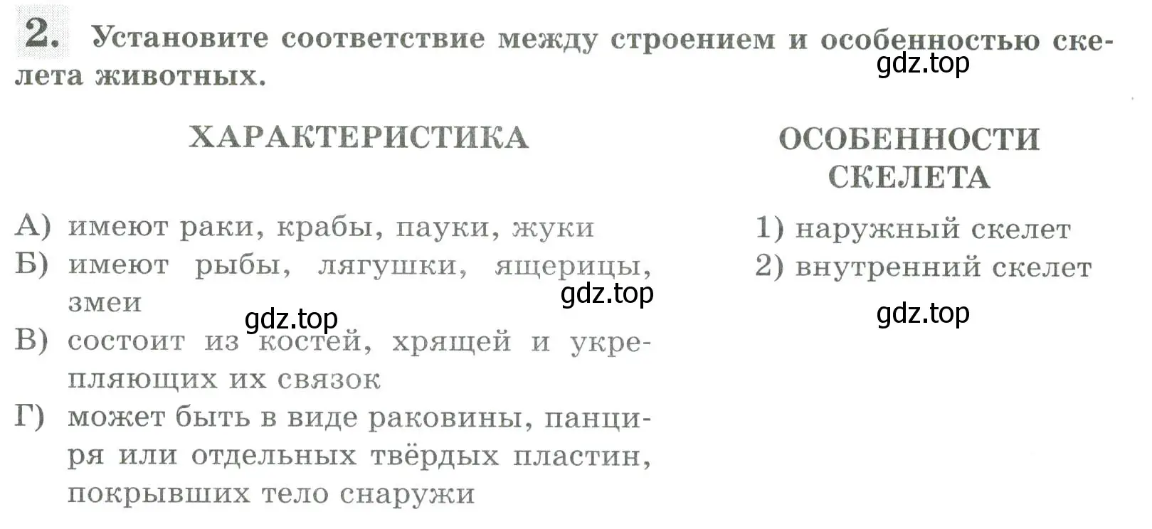 Условие номер 2 (страница 42) гдз по биологии 8 класс Суматохин, Пасечник, рабочая тетрадь