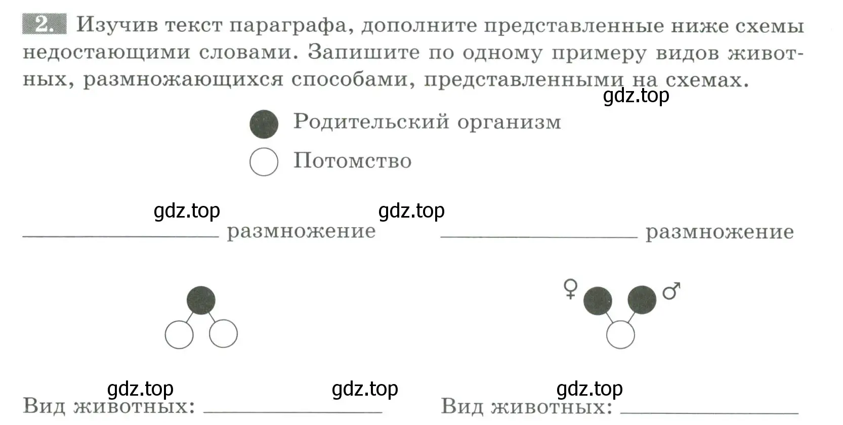 Условие номер 2 (страница 37) гдз по биологии 8 класс Суматохин, Пасечник, рабочая тетрадь