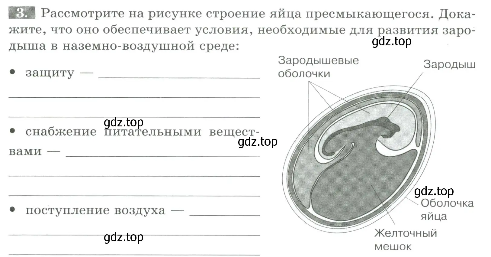 Условие номер 3 (страница 108) гдз по биологии 8 класс Суматохин, Пасечник, рабочая тетрадь