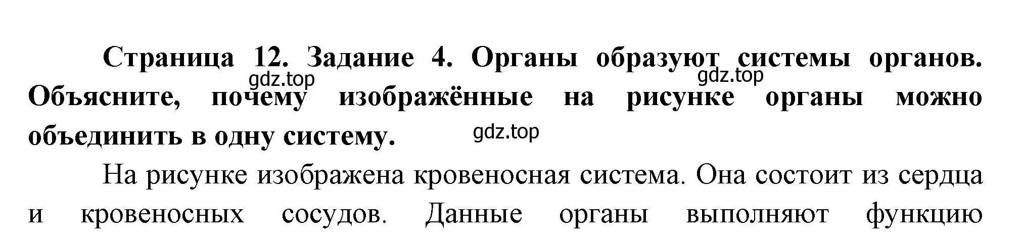 Решение номер 4 (страница 12) гдз по биологии 8 класс Суматохин, Пасечник, рабочая тетрадь