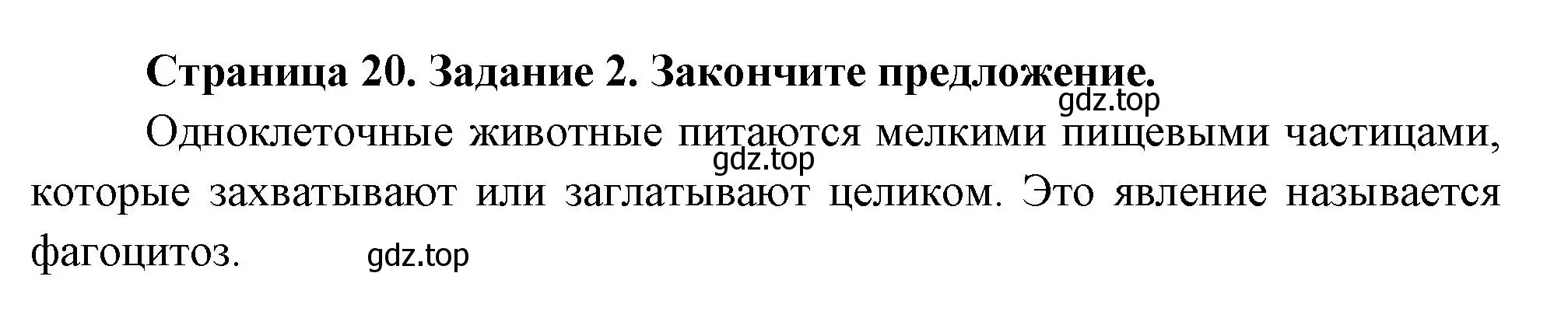 Решение номер 2 (страница 20) гдз по биологии 8 класс Суматохин, Пасечник, рабочая тетрадь