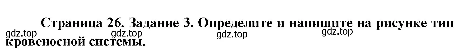 Решение номер 3 (страница 26) гдз по биологии 8 класс Суматохин, Пасечник, рабочая тетрадь