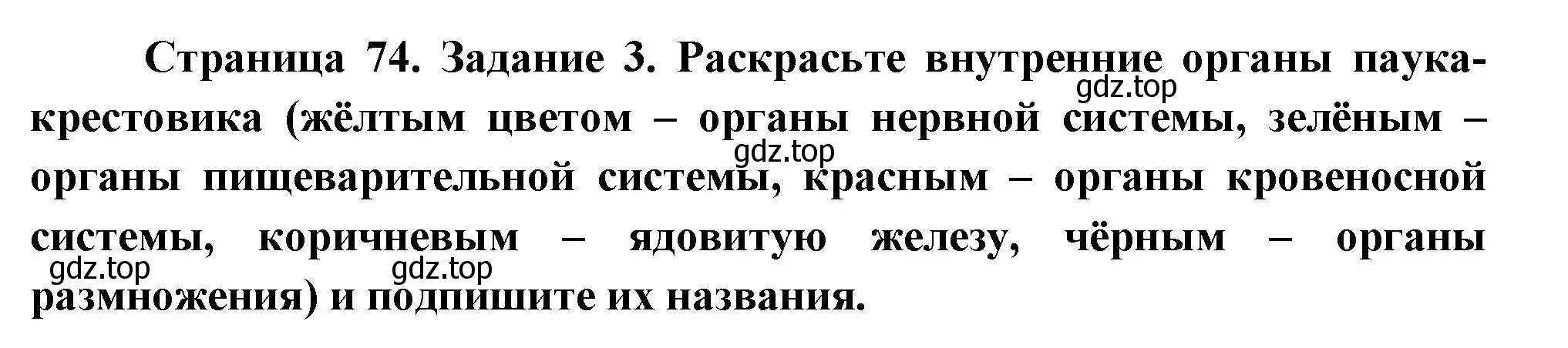 Решение номер 3 (страница 74) гдз по биологии 8 класс Суматохин, Пасечник, рабочая тетрадь