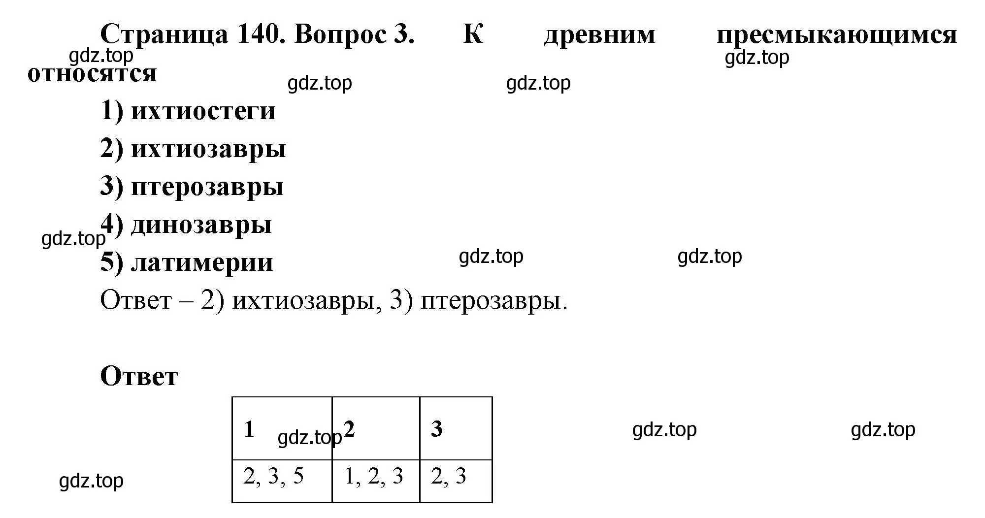 Решение номер 3 (страница 140) гдз по биологии 8 класс Суматохин, Пасечник, рабочая тетрадь