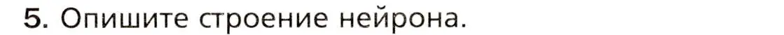 Условие номер 5 (страница 31) гдз по биологии 8 класс Драгомилов, Маш, учебник