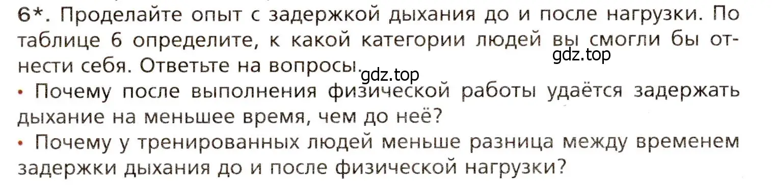 Условие номер 6 (страница 206) гдз по биологии 8 класс Драгомилов, Маш, учебник